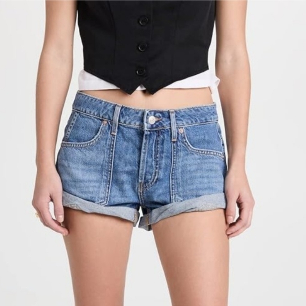 Free People Beginners Luck Slouch Shorts